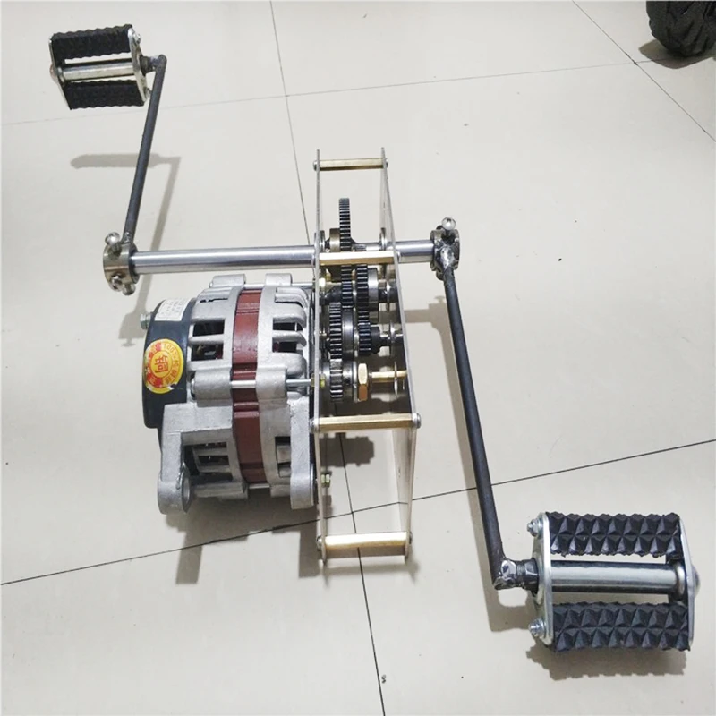 

12V 24V 2000W AC Permanent Magnet Brushless High Power Pedal Generator DC Battery Charging