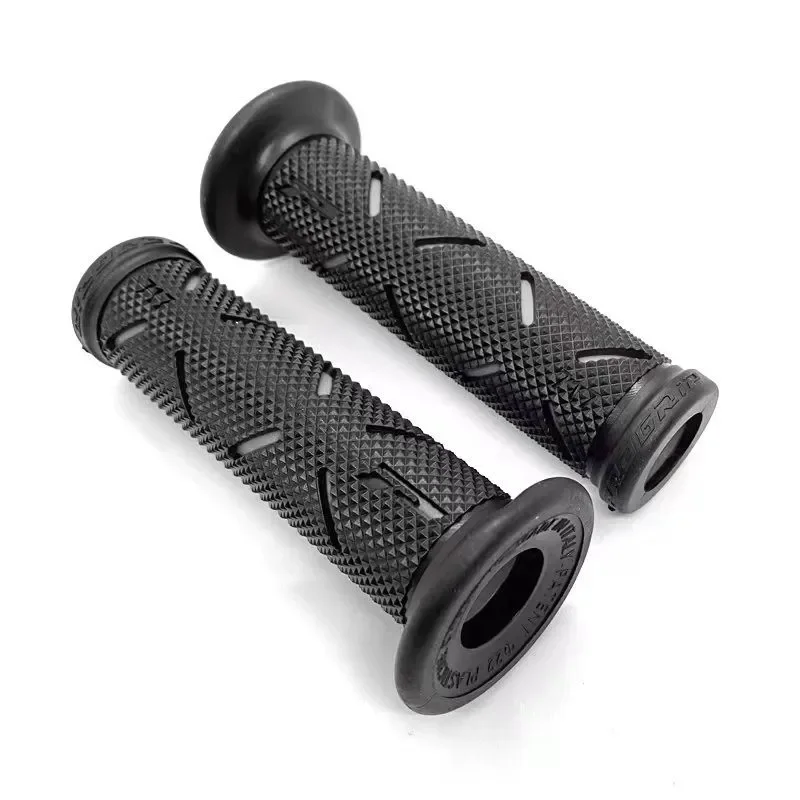 Universal 22MM Motorcycle Handlebar Grips - Premium Rubber Accessories for Motorbike Modification