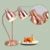 Food Heat Lamp Catering Heating Lamp Freestanding without Bulbs Food Warmer Lamp for Catering Fried Food Chicken Buffet Kitchen 5