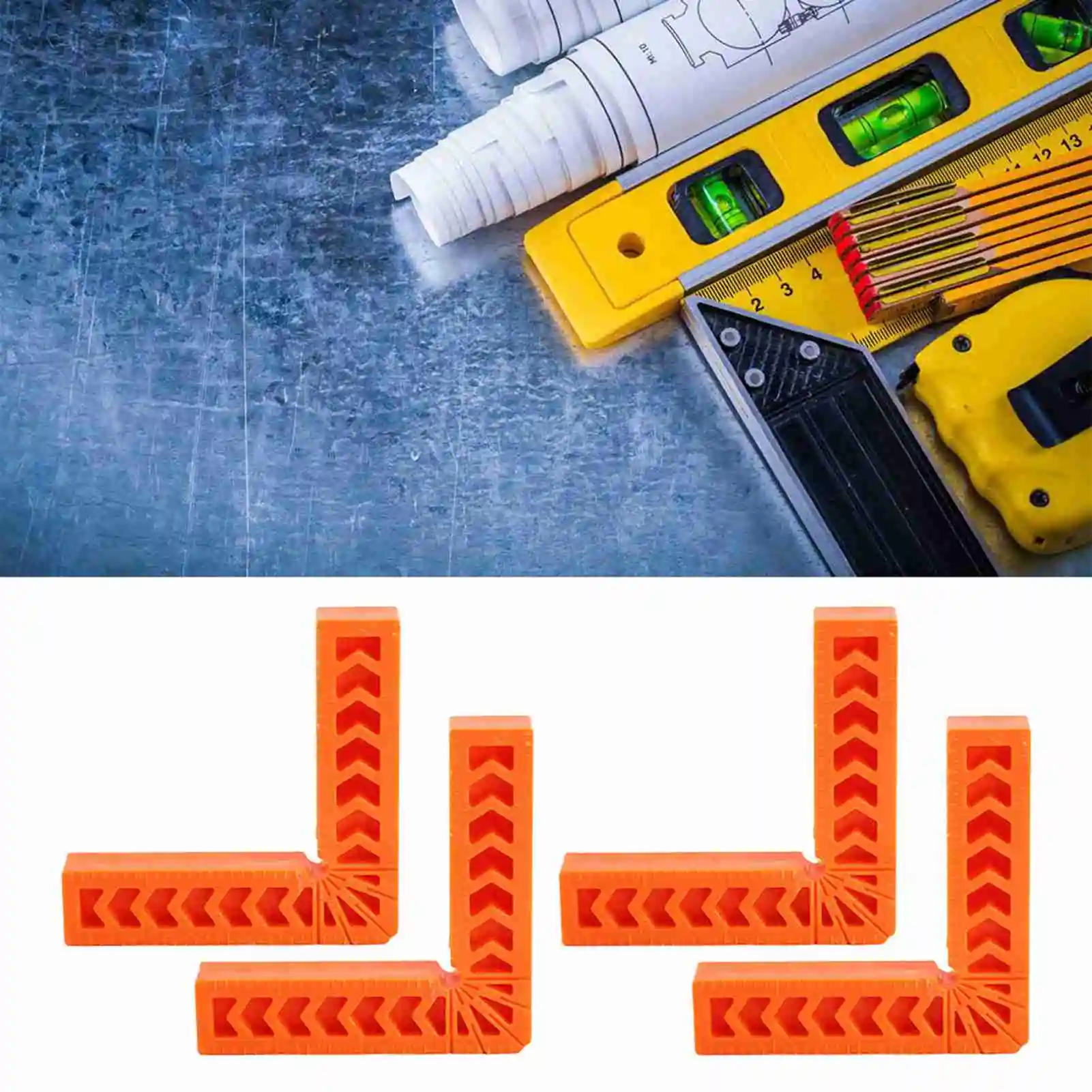 Plastic L Type 90 Degree Right Angle Ruler Woodworking Tool Auxiliary Locator 90 Degree Angle Ruler Right Angel