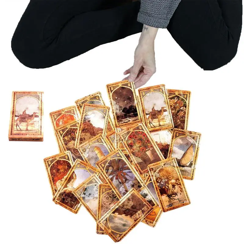 

Высококачественные старые арабские карты Lenormand, Оракл 39, Таро для судьбы, гадания, настольная игра, таинственное гадания, семейное оформление, дневное смешное