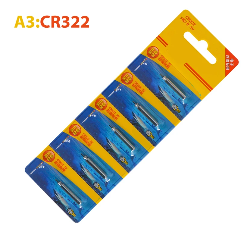 Vhbw 10x Batería No Recargable  Varilla  Tipo CR322, CR435, BR435, CR311 Compatible Con LED Flotadores Pesca Boyas 50 Mah 3 V Litio 84056091 - Foto 12
