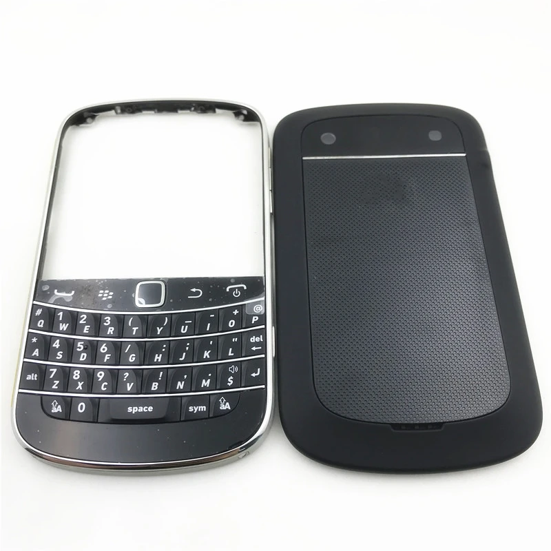 Per Blackberry Bold 9900 Brandnew Custodia Completa Completa Per Custodia Per Cellulare + Parti Di Riparazione Per Tastiera Inglese