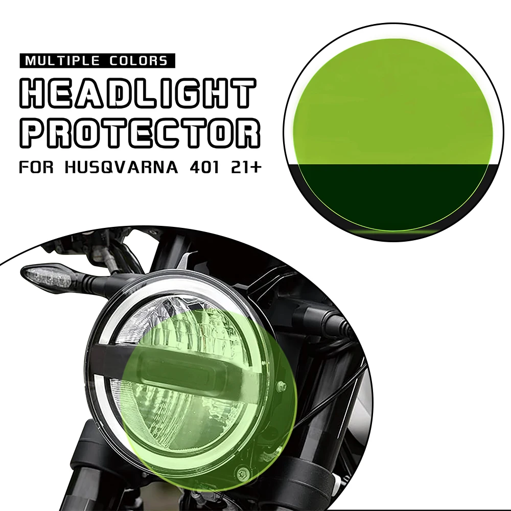 MotorcycleHeadlightGuardHeadLightLensCoverProtectorHeadlamp