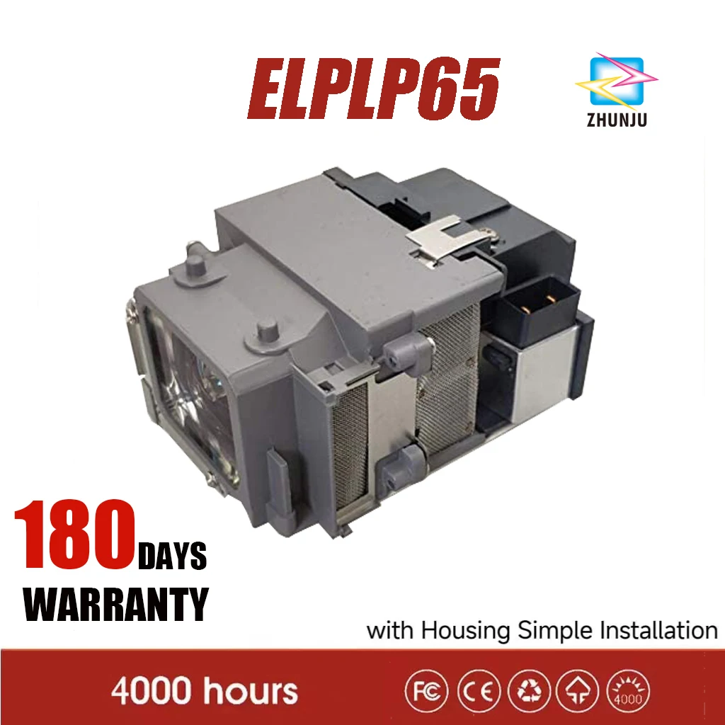 

Replacement Projector Lamp ELPLP65 for EPSON PowerLite EB-1750/1751/1760W/1761W/1770W/1771W/1775W/1776W