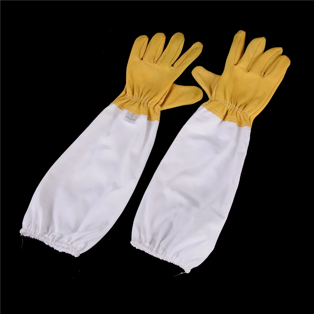 Professional Anti Bee Protective Sleeves Ventilated Beekeeper Prevent Gloves For Apiculture Beekeeper Beehive