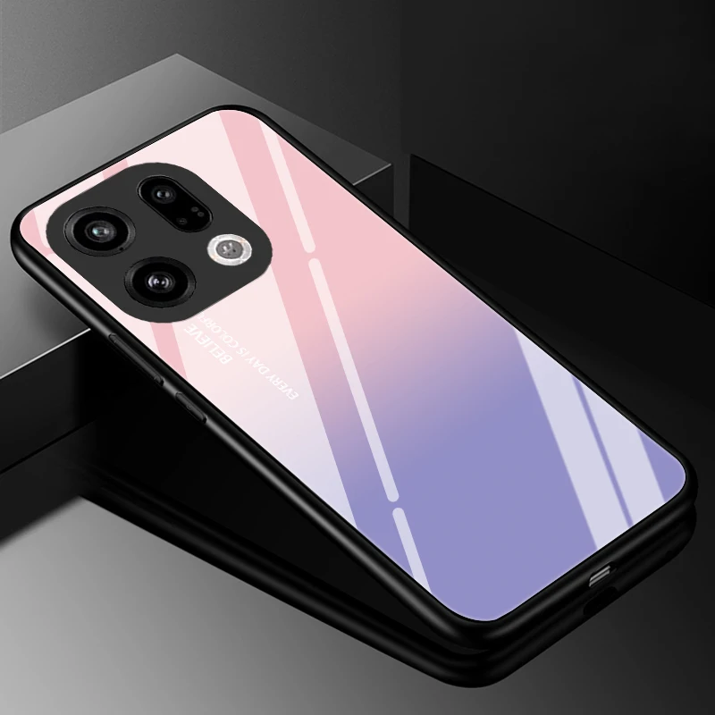 Premium Tempered Glass Hard Back Bumper Case Cover