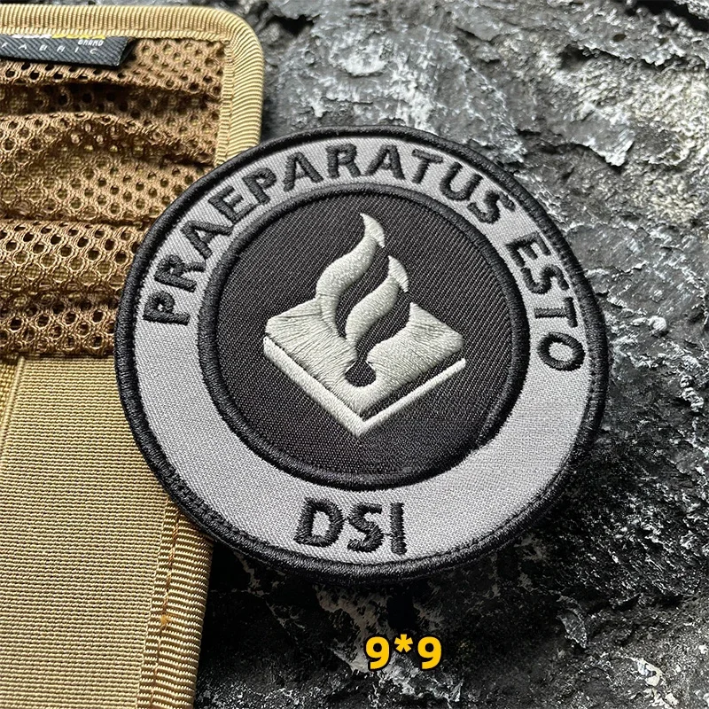 Голландская Боевая вышивка DSI моральные нашивки Badge тактическая нашивка для рюкзака Военная повязка на руку с крючком и петлей