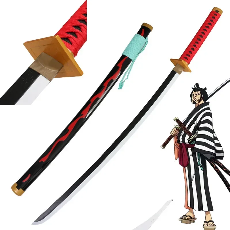 最新のコスプレ赤髪シャンクス刀竹組み立て 41 インチ剣ロールプレイ