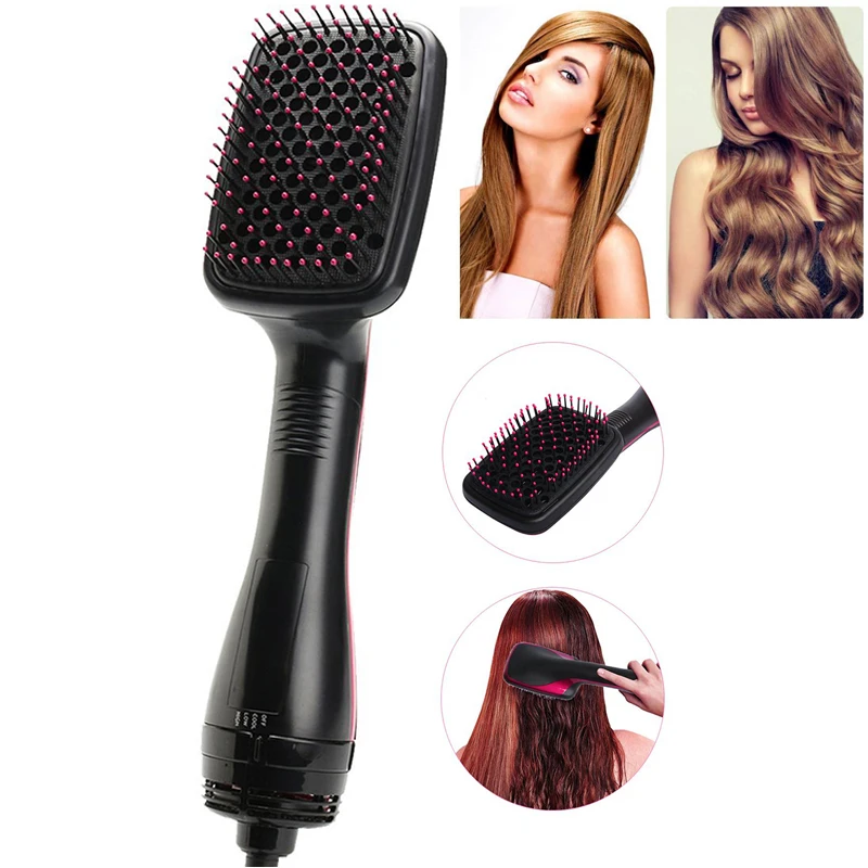 Spazzola per asciugacapelli 3 In 1 spazzola rotante per capelli spazzola  per capelli In ceramica bigodino volumizzatore asciugacapelli elettrico  spazzola ad aria calda Styler - AliExpress