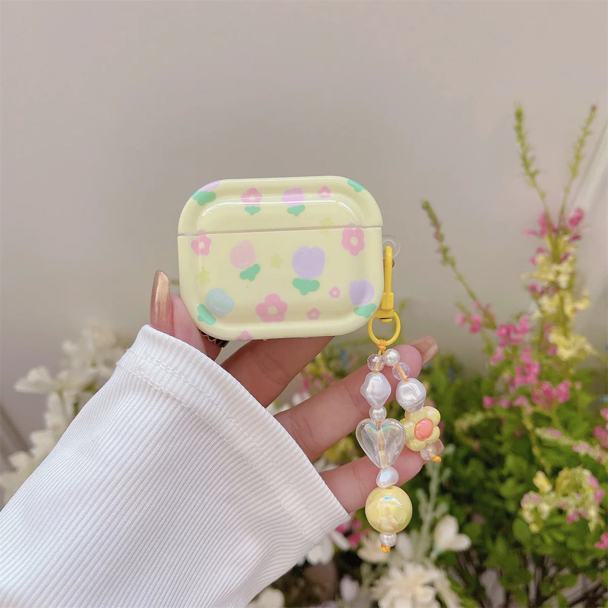

INS Summer Flower For Apple AirPods 1 2 pro Bluetooth Headphone Cover 3rd Generation Silicone Soft Cover Protective Case