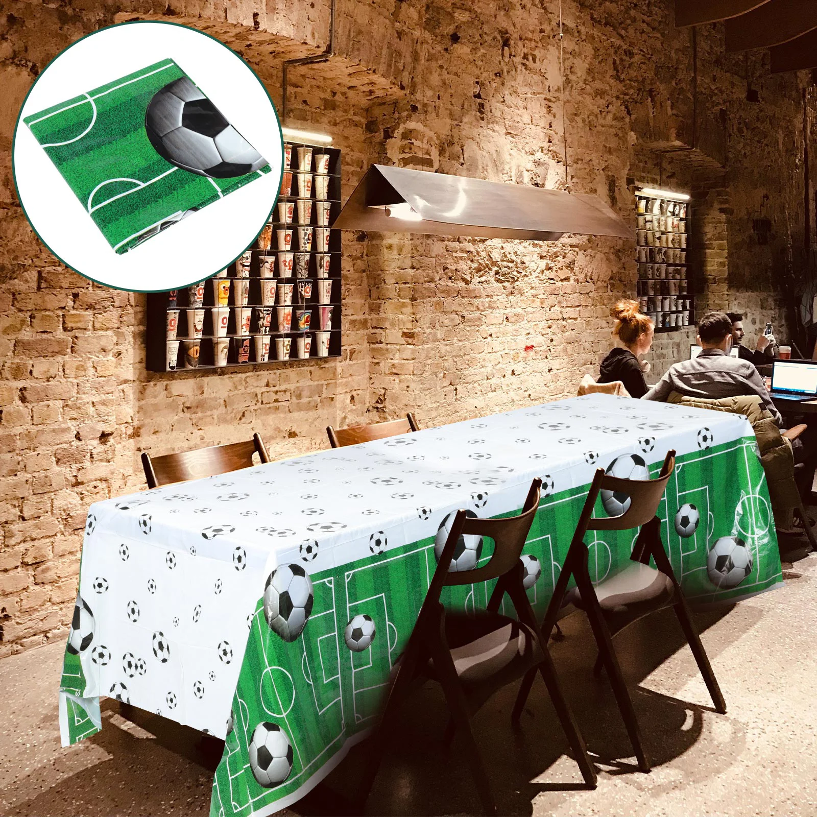 

Baseball Football Theme Party Rectangular Tablecloth Sports Birthday Soccer Themed Party Supplies Outdoor Dinner Table Cloths
