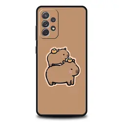 Cute Cartoon Capybara Couple Phone Case - Samsung A21s (A5)