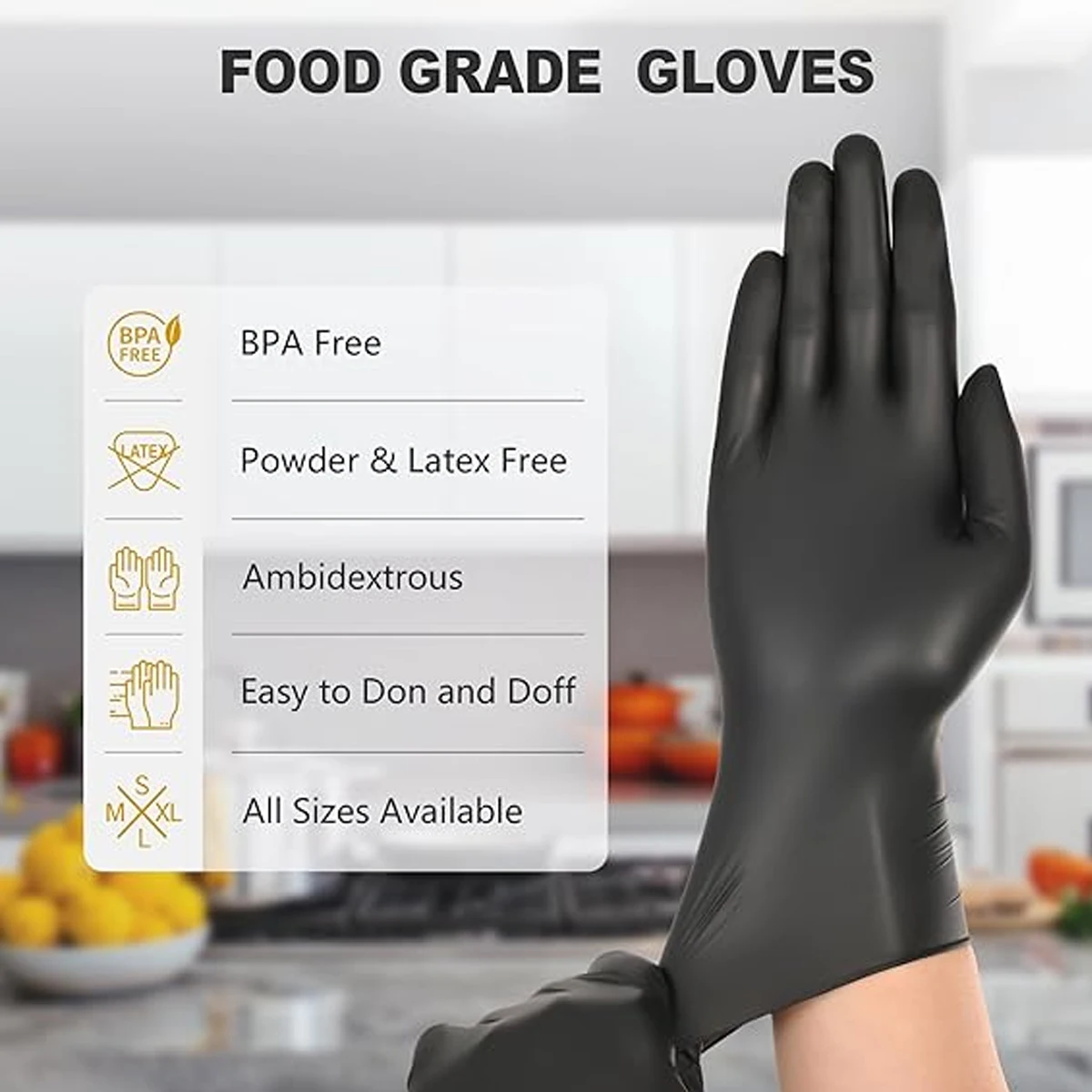 Disposable Nitrile Gloves for Car Maintenance Tattoo Work Oil-proof PVC Latex Free AntiStatic
