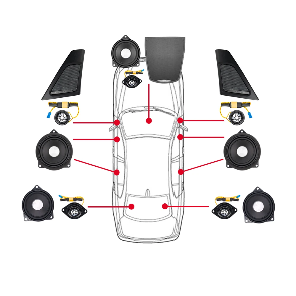 

Набор динамиков Подходит для BMW F10 F11 5 Series