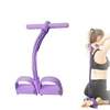 6 Tube Resistance Band Multi Function Tension Rope Fitness Bands 6 Tube Elastic Yoga Pedal Puller For Sports Exercises At Gym