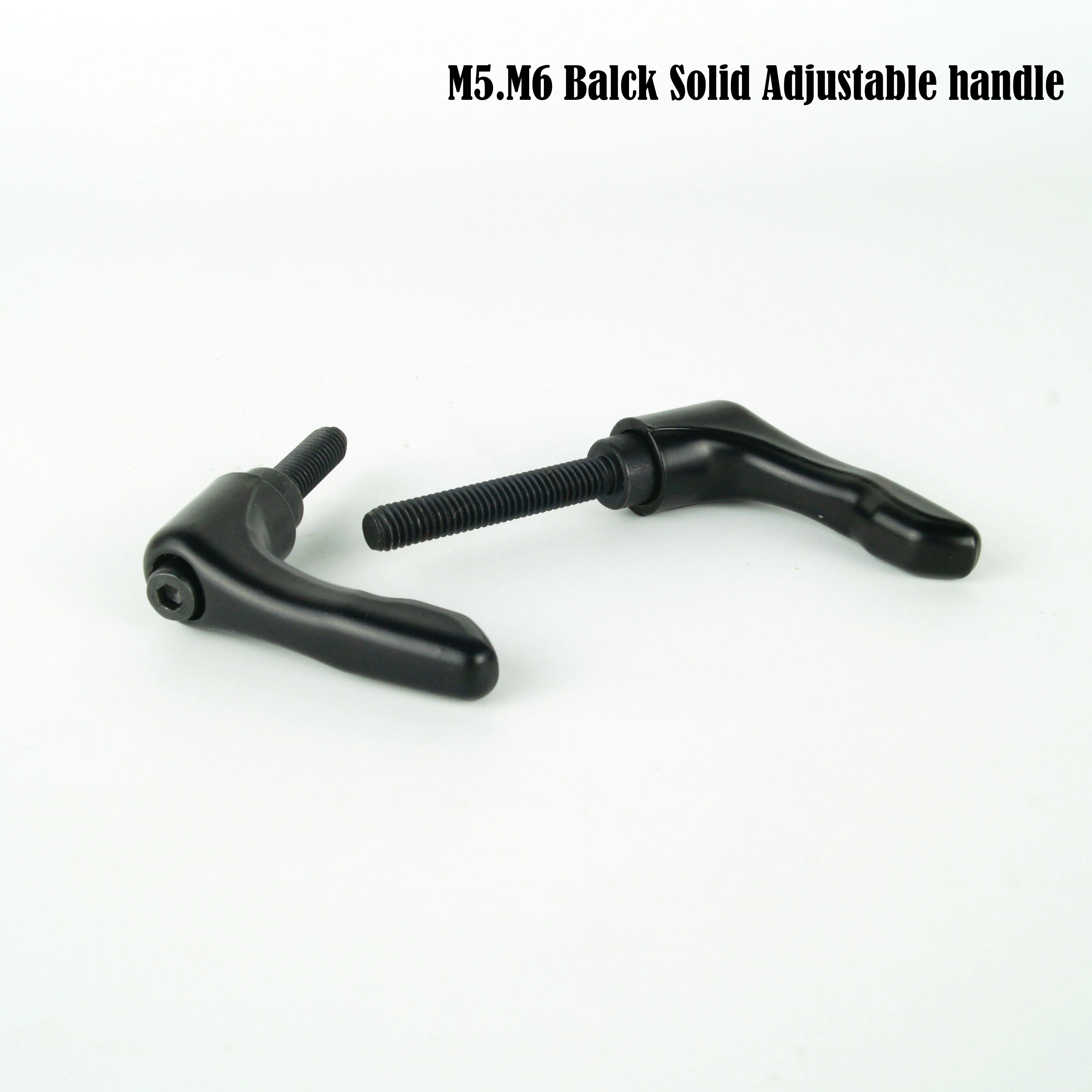 M5 M6 Solid Adjustable handle clamping lever arms tension levers blue color