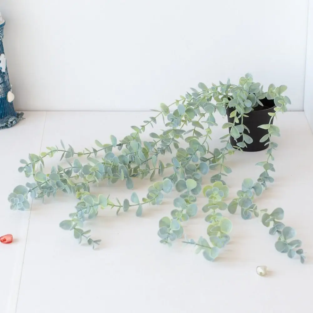 

Home Decor Eucalyptus Leaves False Potted Artificial Succulents Hanging Wall Plants Hanging Potted Ornaments