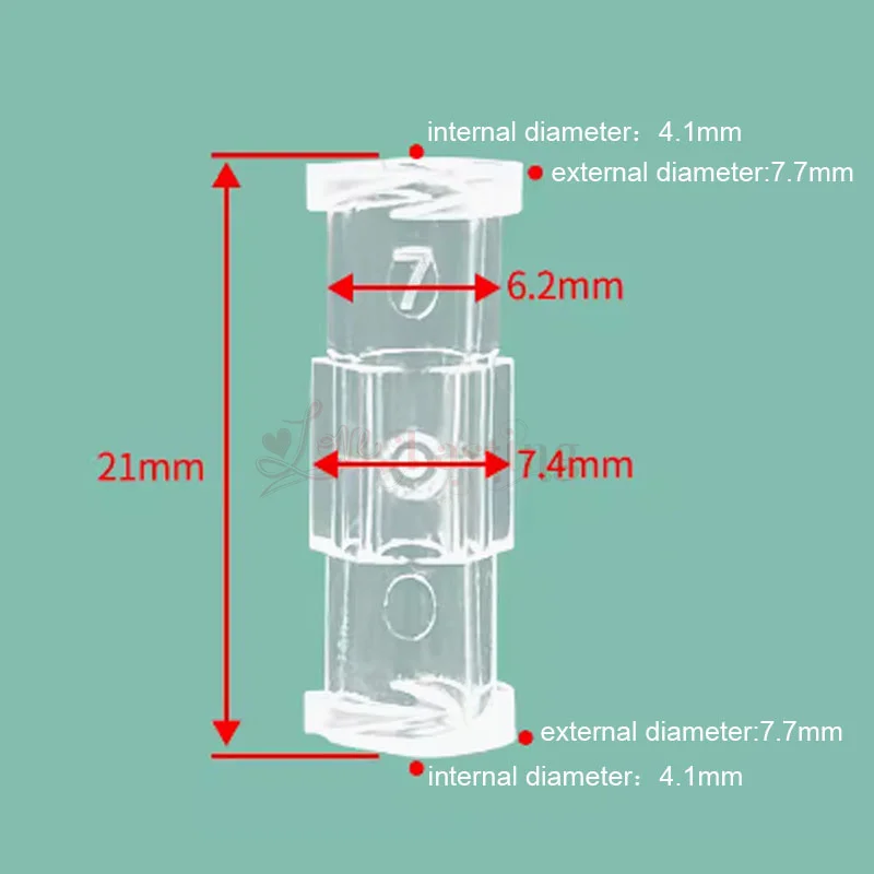 Luer Thread Connector Pp Material Transparent Syringe Double-Way Connector Easy And Durable Use In Sterile Environment Drug Guid 3