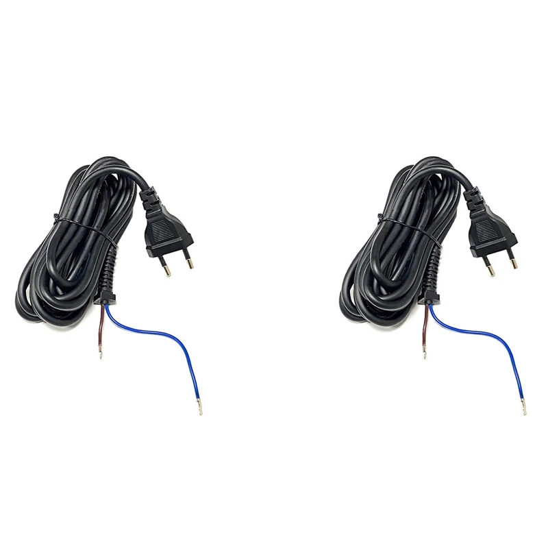 

2X Replacement Power Cord For Wahl 8147 8466 8467 Hair Clipper Cable Hair Trimmer Part DIY Accessory EU Plug