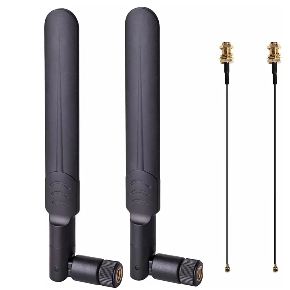 BOOBRIE Antena WiFi Bluetooth Omnidireccional 2.4GHz/5.8GHz | Base Magnética Fuerte Con Cable Extensor De 150 Cm | Compatible Con WiFi 6