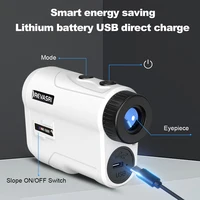 REVASRI Golf Rangefinder เครื่องวัดระยะทางแบบชาร์จไฟได้พร้อมสวิตช์ลาดและการสั่นสะเทือนล็อคธงสําหรับโปรโมชั่นการเล่นกอล์ฟและการล่าสัตว์ 5