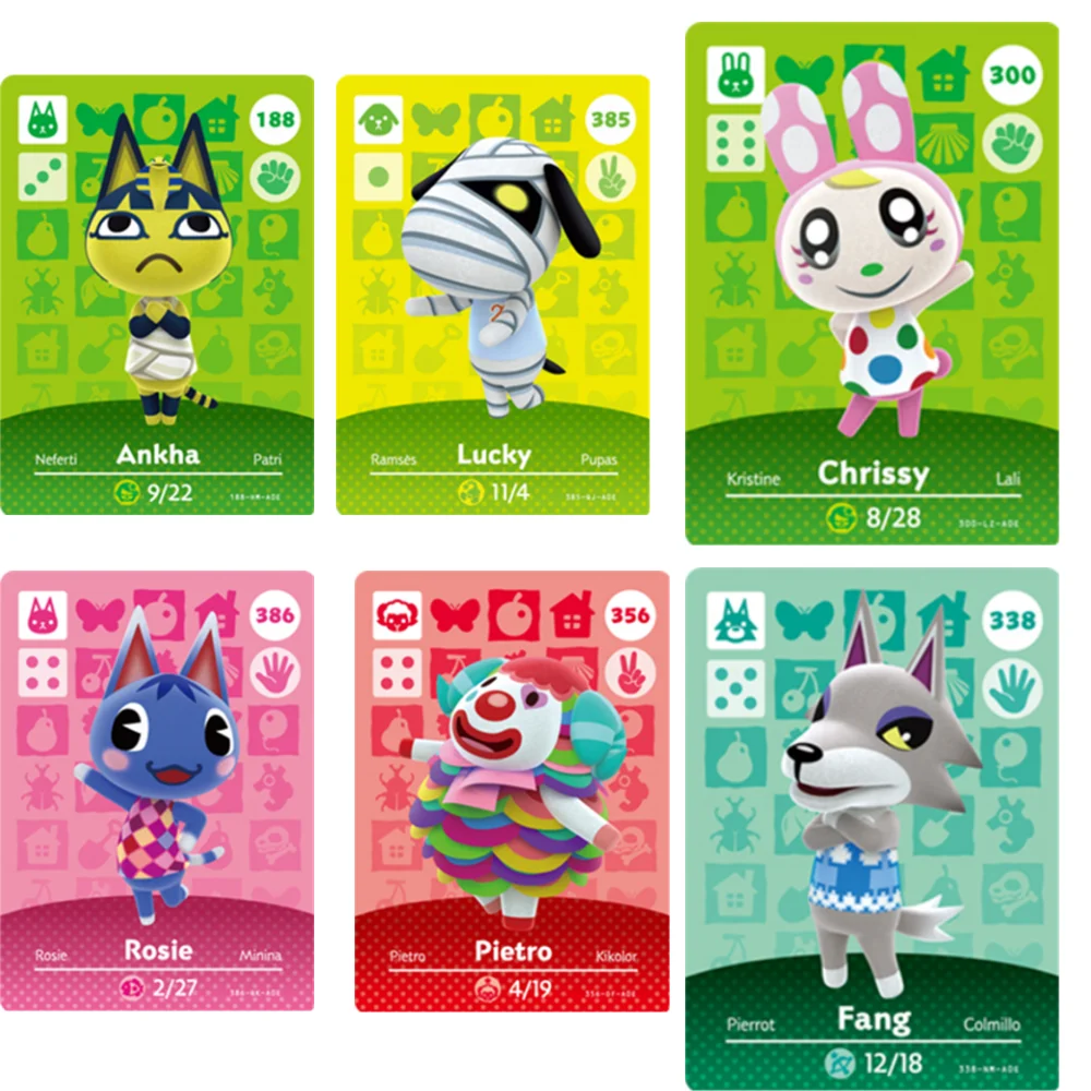 48pcs Animal Crossing Amiibo Card Shino Sasha Ione Raymond Series 5 Ankha  Pietro For Switch Switch Lite Wii U New 3ds Acnh Set - Game Collection Cards  - AliExpress