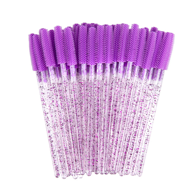 Extension Disposable Eyebrow brush Mascara Wand Applicator Spoolers Eye Lashes Cosmetic Brushes Set makeup tools