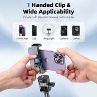 3-in-1 Bluetooth Selfie Stick Tripod with Remote for iPhone Samsung GoPro DJI Insta360 Extendable Portable Vlogging Stand - Image 5