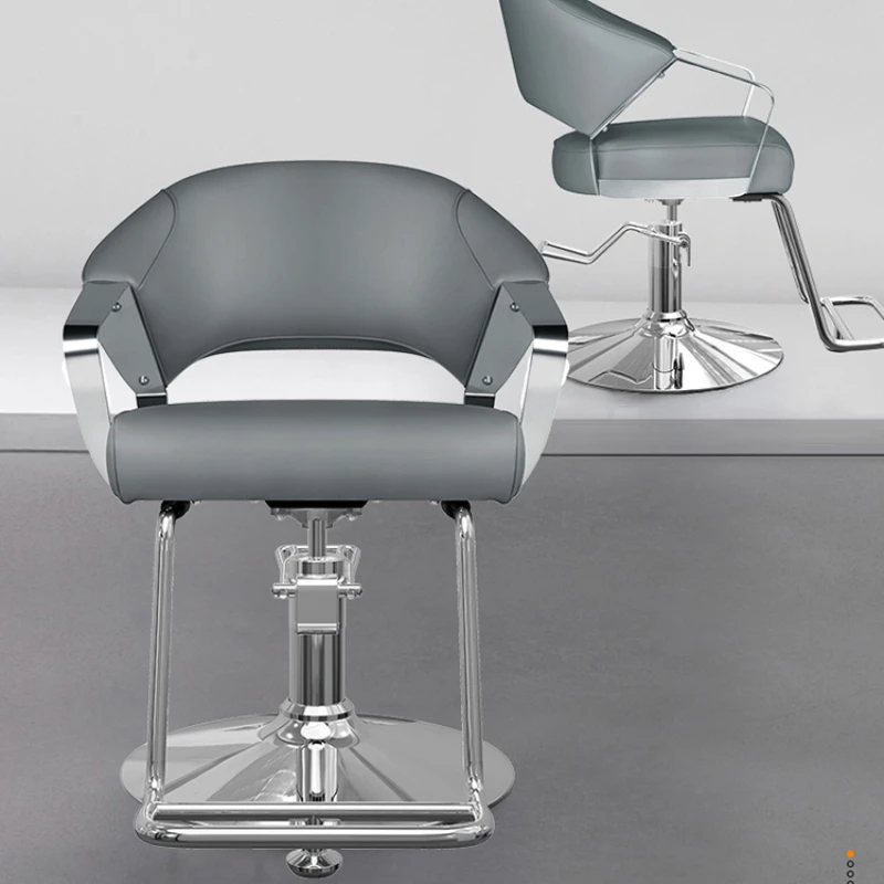 

Cosmetology Manicure Barber Chairs Hairdressing Hair Salon Ergonomic Luxury Barber Chairs Silla Barberia Barber Equipment QF50BC