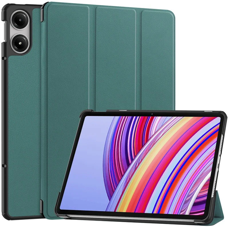 Cute PU Leather Tri-Folding Magnetic Stand Cover