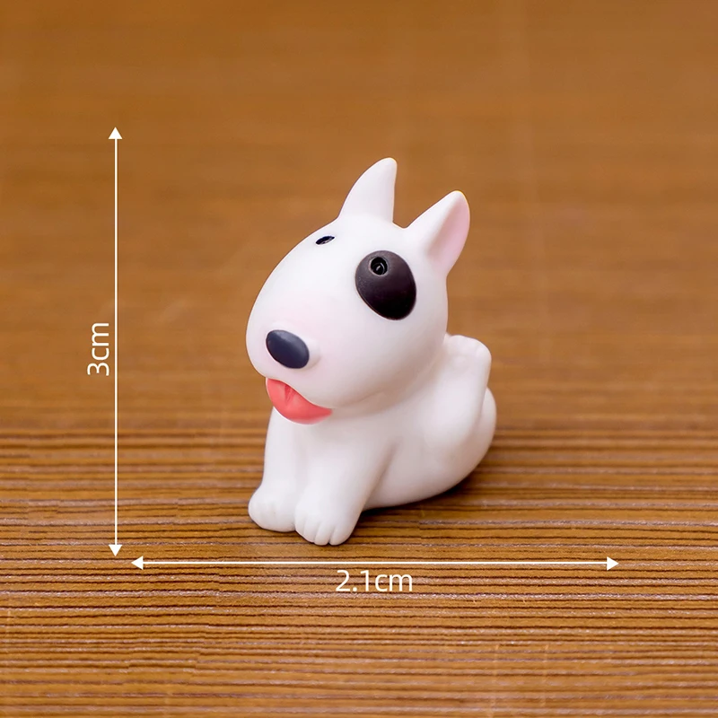Charming Bullhead Terrier Miniature Figurines