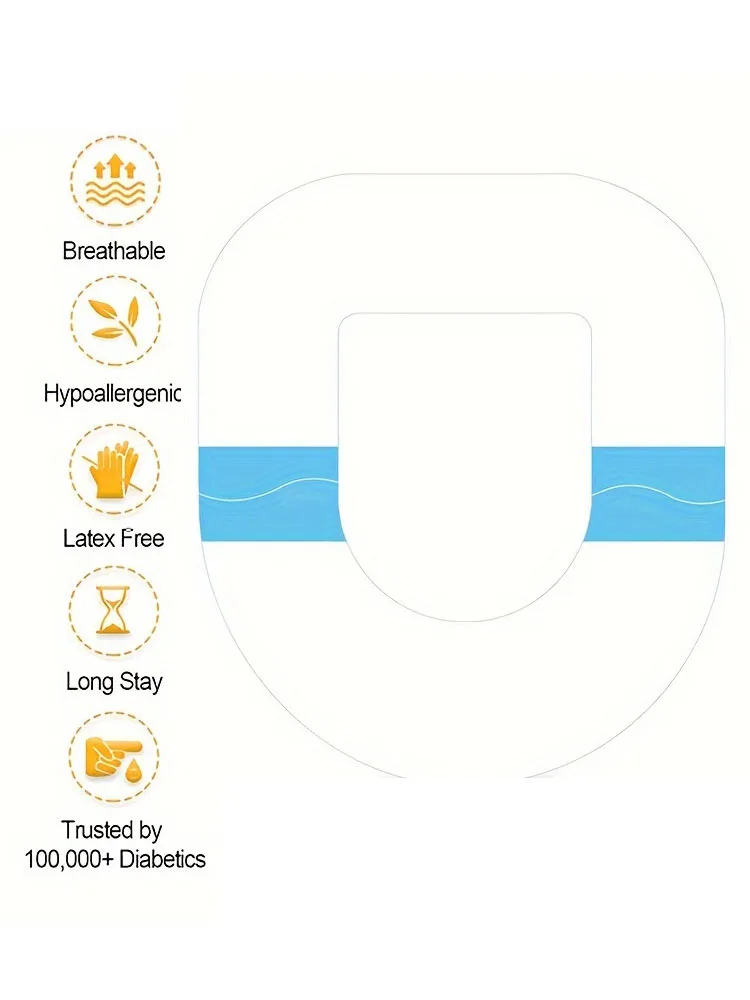 Omnipod 5 Precision Fit Adhesive Patches - Waterproof, Sweatproof, Hypoallergenic, Latex-Free, 10-Day Long Wear