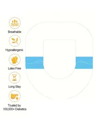 Omnipod 5 Precision Fit Adhesive Patches - Waterproof, Sweatproof, Hypoallergenic, Latex - Free, 10 - Day Long Wear - 20pcs (Omnipod 5)