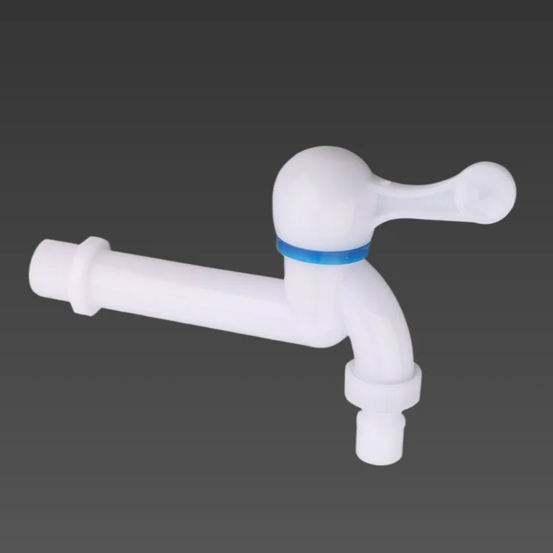 1pc Lengthened Plastic faucet 1/2" male thread PP washing machine water tap garden irrigation connector water tap faucet garden bibcocks washing machine faucet