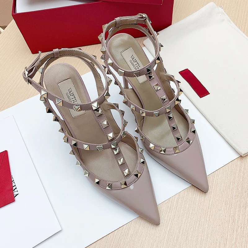 Sandales Gladiateur Qupid En Daim Beige - Taille 6.5 US, Talons Hauts, Lacets, Portées Une Fois