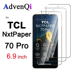 Premium 6.9 - Inch Tempered Glass Screen Protector - HD Clear, 9H Hardness, Anti - Scratch, Case - Friendly Design for 2 Pieces (For NxtPaper 70 Pro)