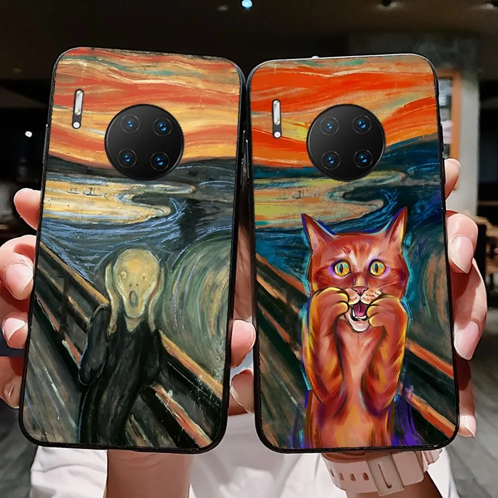 

Screaming cat dog Phone Case For Huawei Mate 10 20 30 40 50 lite pro Nova 3 3i 5 6 SE 7 pro 7SE