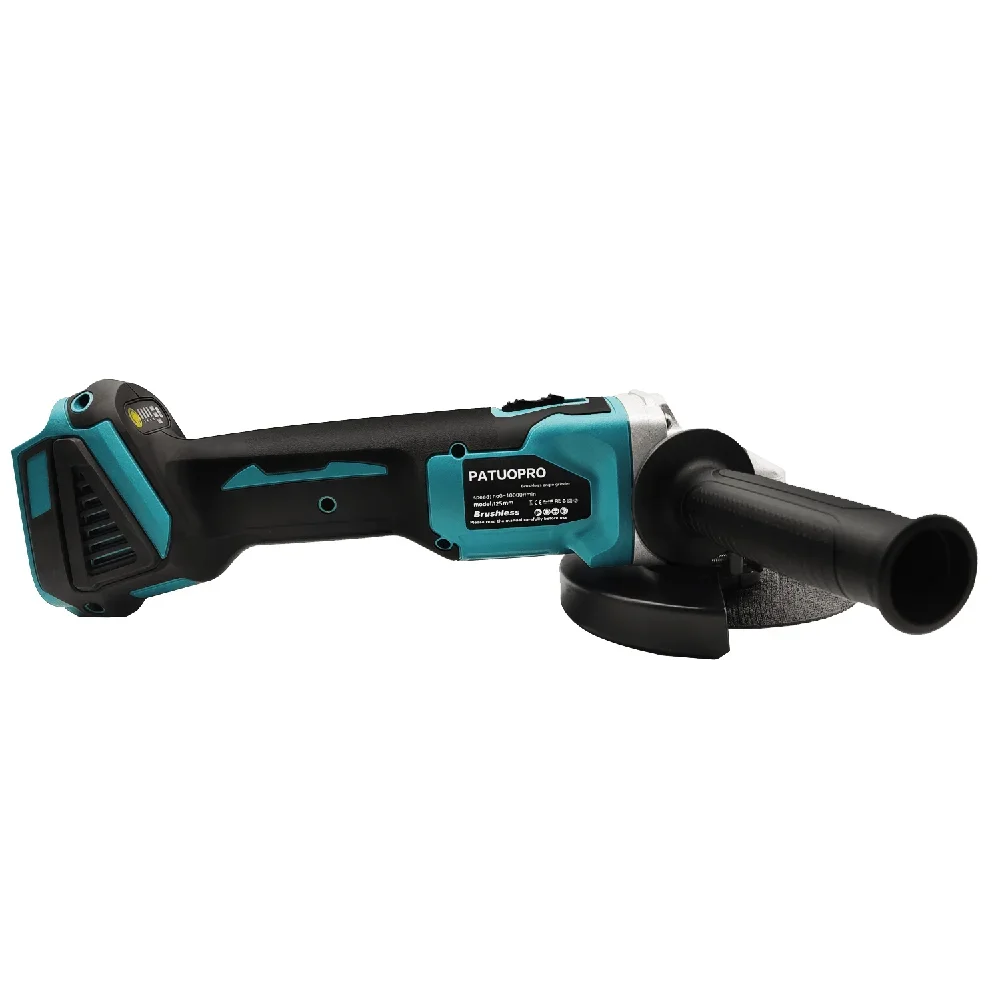 PATUOPRO 125mm M14 Brushless Angle Grinder Cordless Electric Polishing Cutting Machine Power Tool For Makita 18V Battery 3