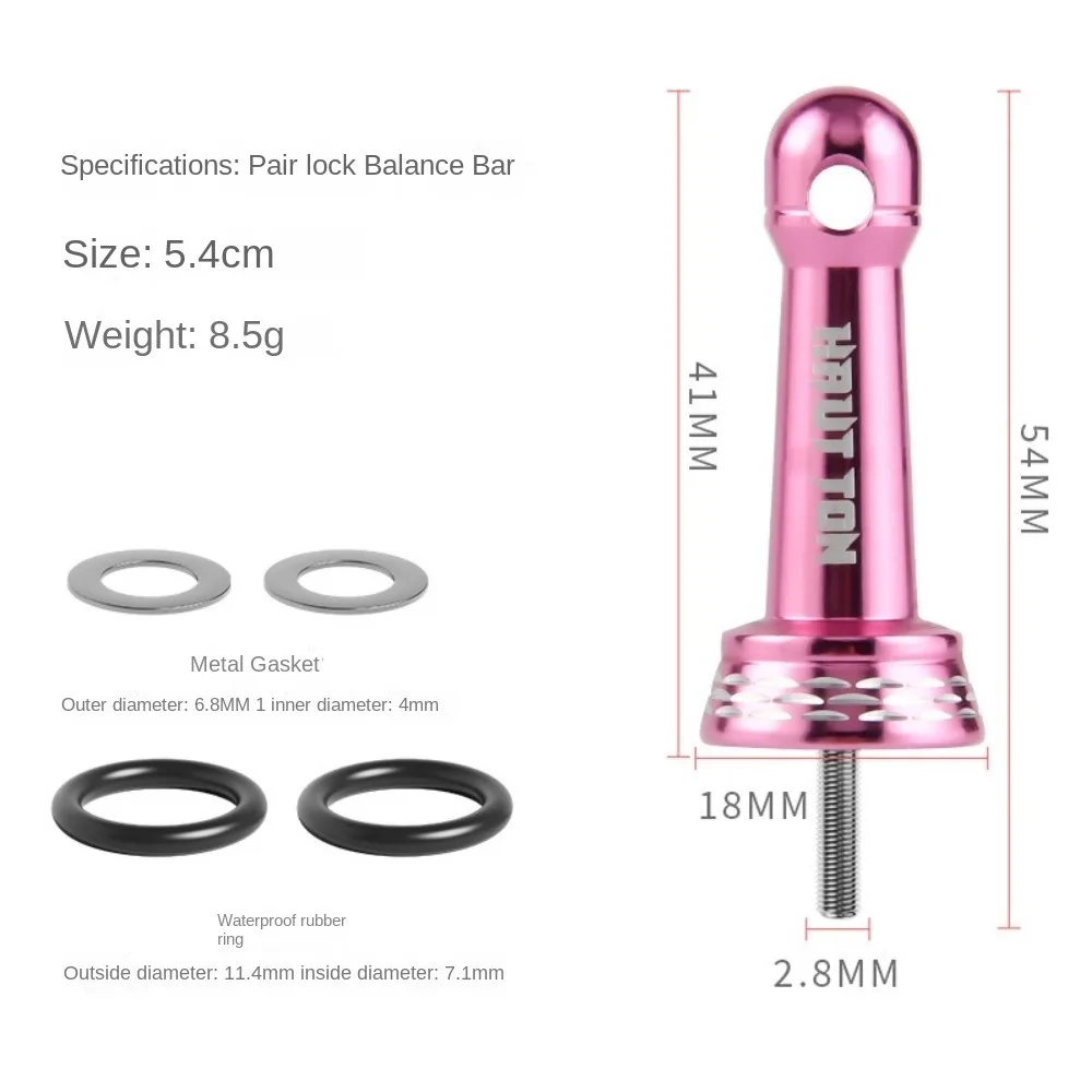 גלגלי ספינינג גלגלי דיג מייצב בר מניעת התנגשות חלקי דיג מאזן עמדת אוכף מתכת