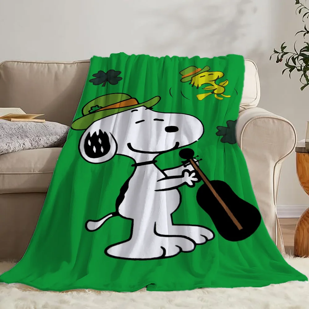 Cobija Snoopy Decorative Blankets for Sofa Blanket for Sofas Designer Throw Blanket Luxury Microfiber Bedding Fluffy Plaid Knee 3