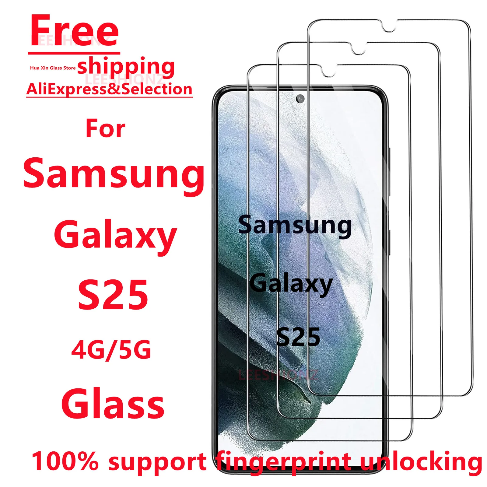 Premium Tempered Glass Screen Protector - Ultimate Smartphone Protection (1/4 Pack)