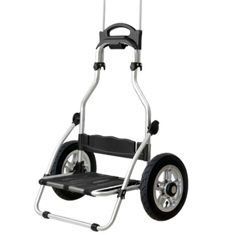 Folding shopping cart shopping cart small trolley luggage trolley trailer pump wheel outdoor