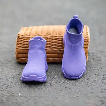 Scarpe da bambino Sneakers Moda Maglia Designer di lusso Scarpe da ginnastica alte per bambini per ragazza Comode scarpe sportive da corsa casual Ragazzo