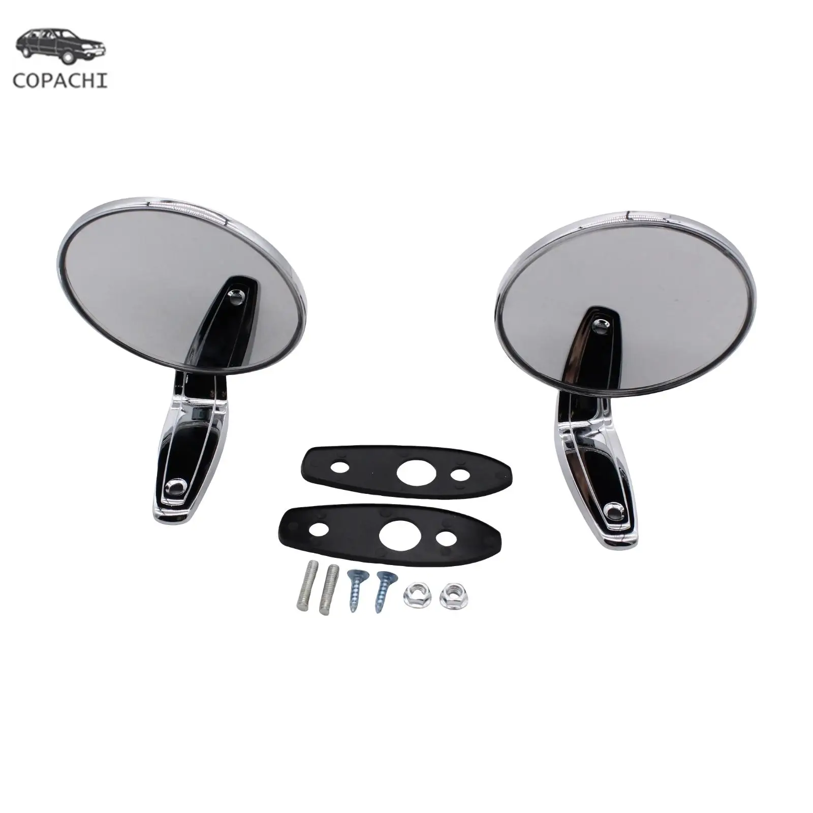 

2PCS Auto Door Mirrors Outside Exterior Rearview 2802834 2802710 3685955 For 1966-1975 Dodge Plymouth Car Accessories Parts