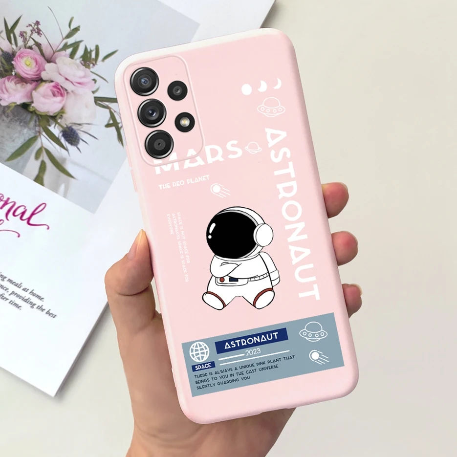 Cute Cartoon Shockproof Soft TPU Phone Case in Pastel Design