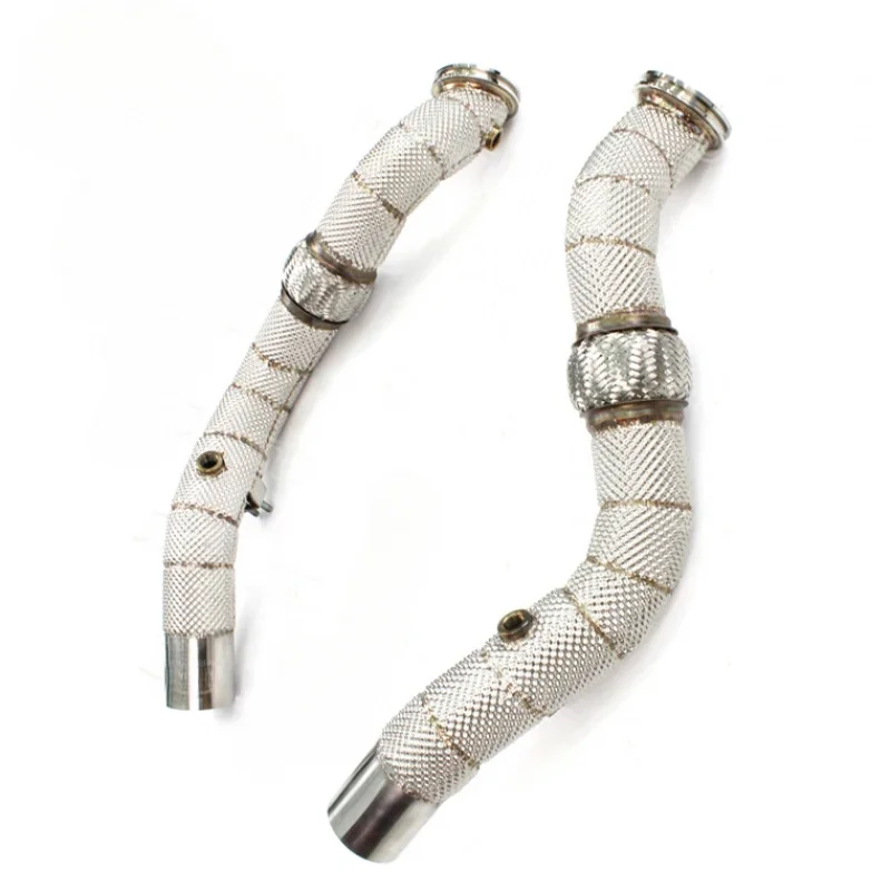High Performance hot sellin Flow Catless Exhaust Downpipes for Maserati Ghibli 3.0t 304Stainless Steel Automobile Accessories