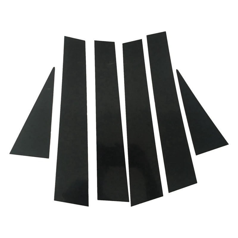 2X Car Window Bc Center Pillar Window Pillar Sticker Trim Per Chevrolet Captiva 2008-2018