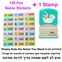 Personalized Cartoon Waterproof Name Stamp (Blue stamp -c1)