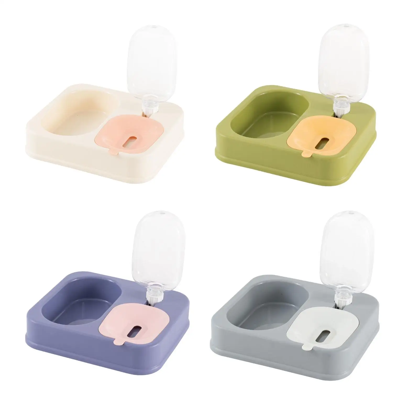 Food and Water Feeder Feeding and Watering Supplies Cat Bowls with Water Dispenser for Cats and Small Dogs Pet Puppy Rabbits